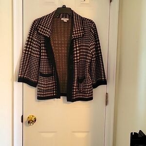 Cropped checkered Sweater